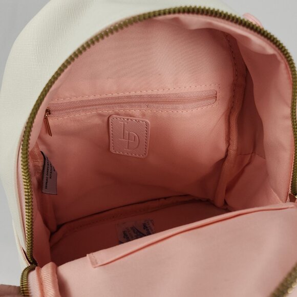 Like Dreams Mini Backpack Purse Womens Girls White & Pink Pastels Adjustable NWT - Picture 7 of 10
